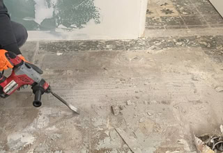 Services de ponçage et de cristallisation de marbre