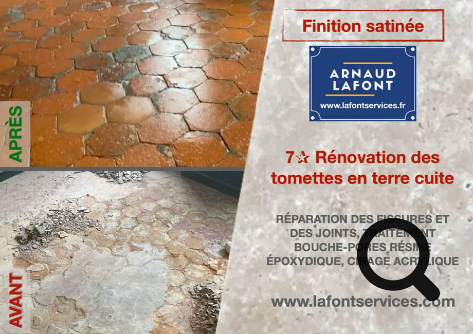 Decapez vos tomettes en terre cuite