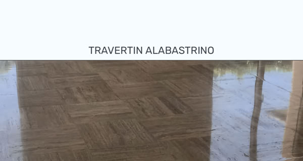 poncer travertin cristallisation