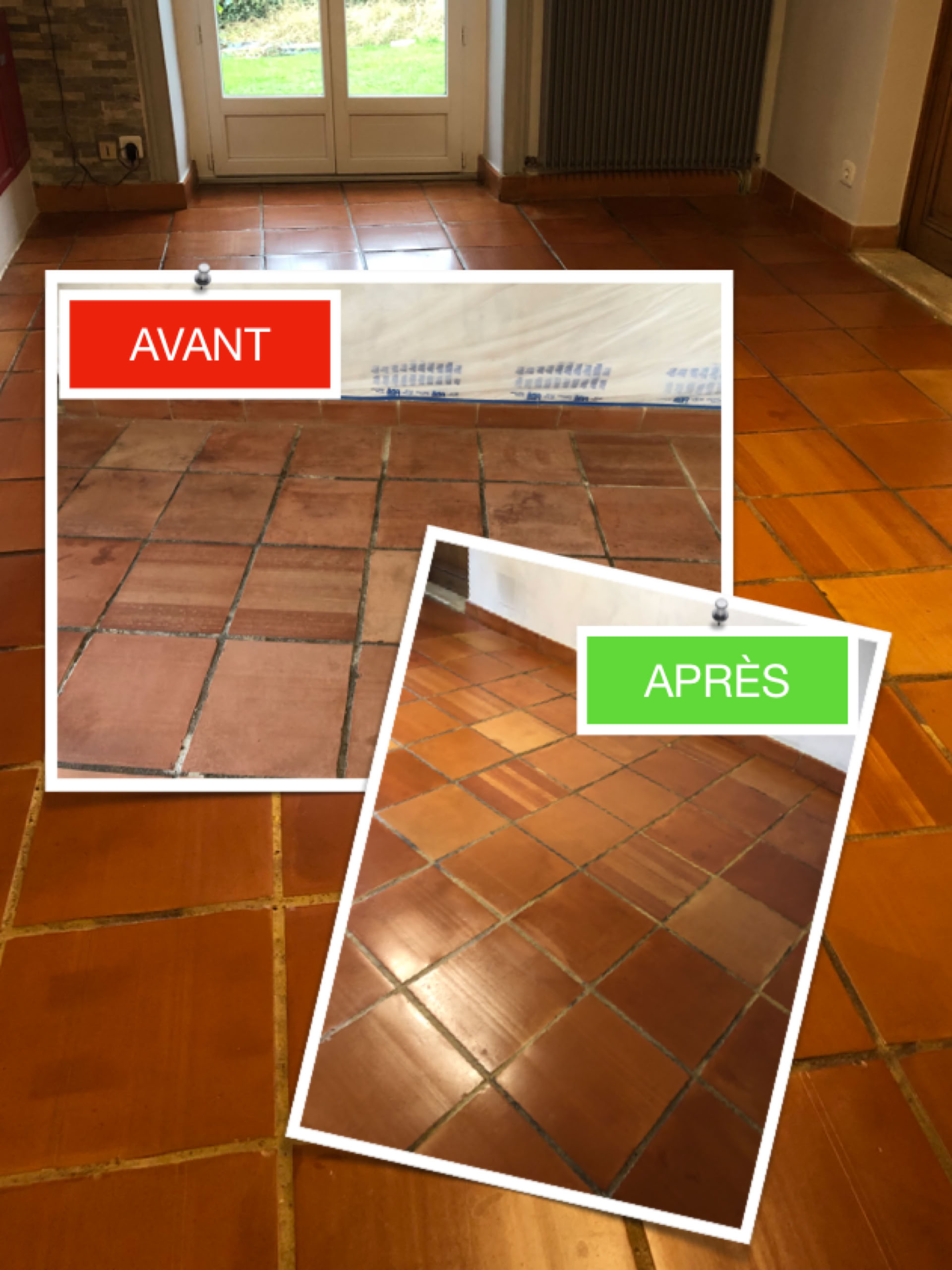 Decapez vos tomettes en terre cuite