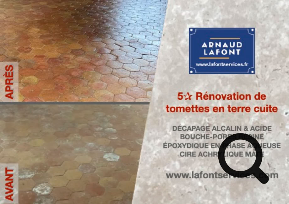 Decapez vos tomettes en terre cuite