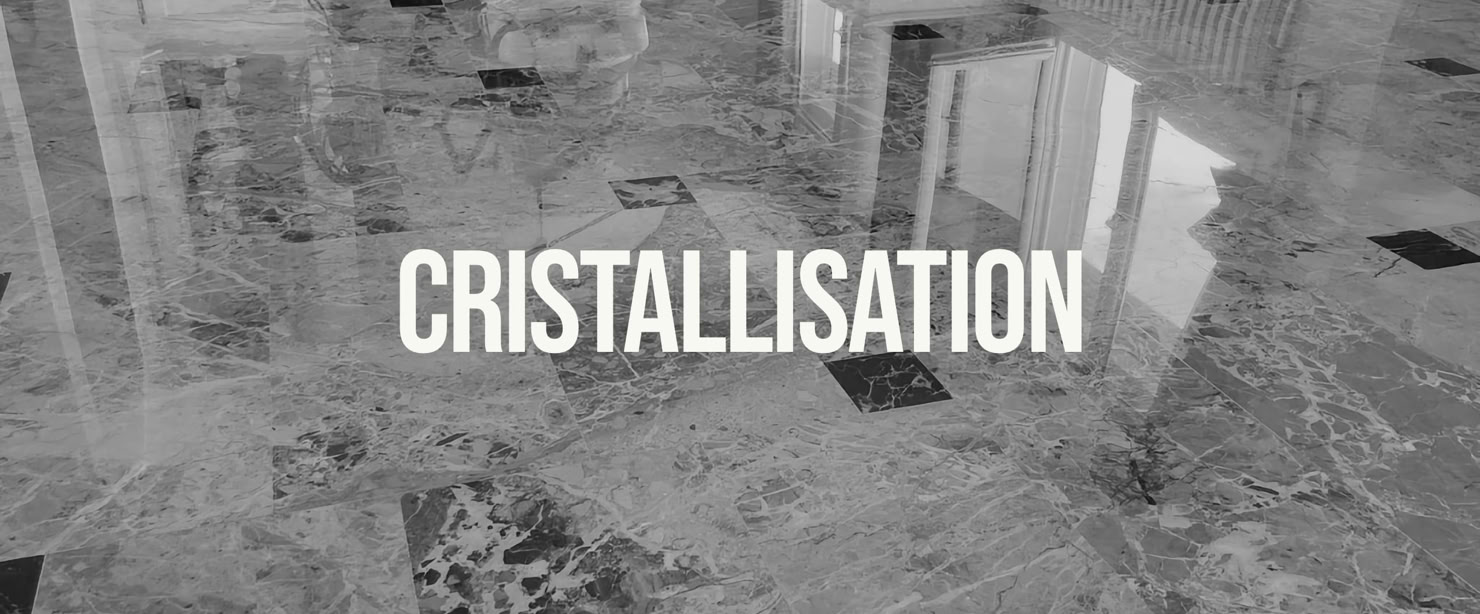 poncer travertin cristallisation