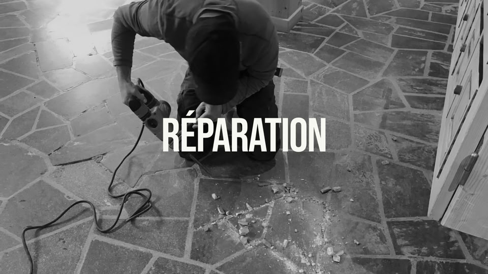 ARDOISE  Ponçage et traitements