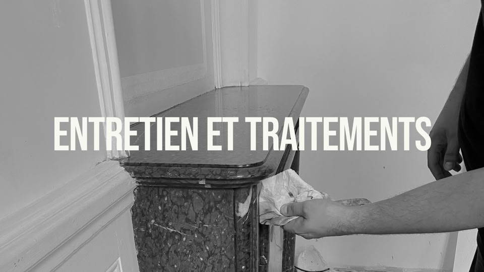 Rénovation de cheminée en marbre