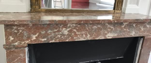 Rénovation de cheminée en marbre