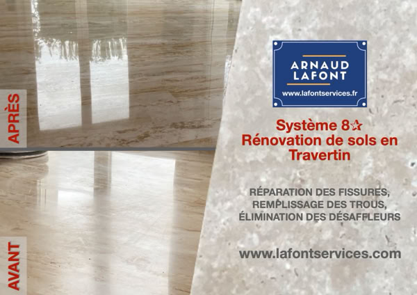 ponçage travertin auvergne rhone alpes
