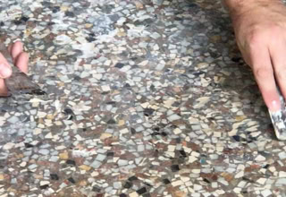 Services de ponçage et de cristallisation de marbre