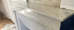 Rénovation de cheminée en marbre
