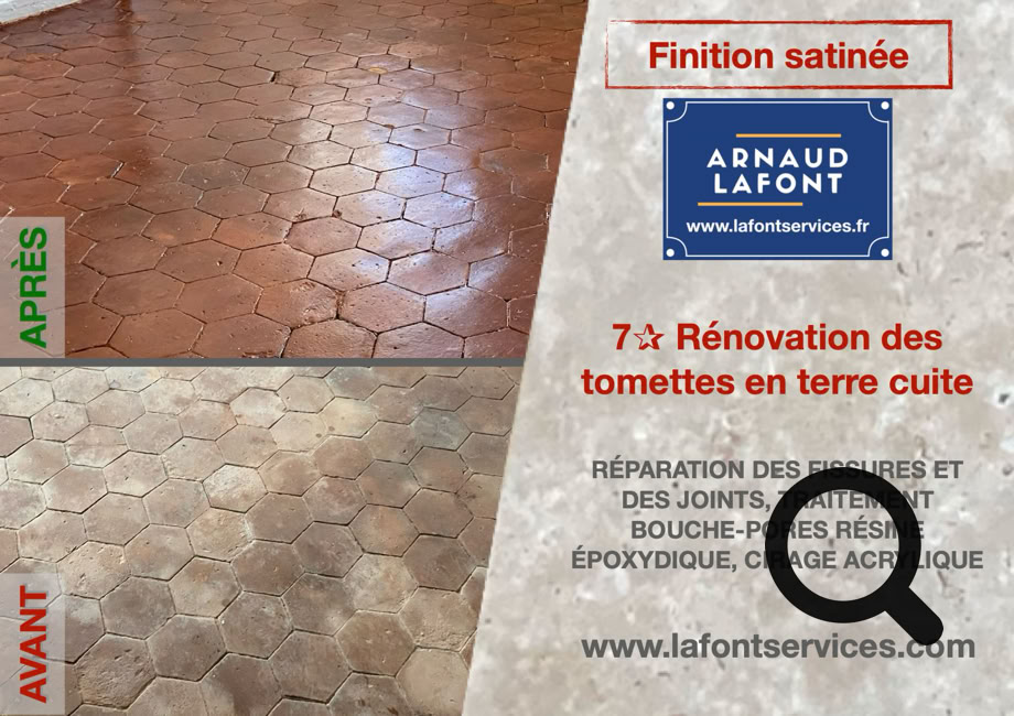 Decapez vos tomettes en terre cuite