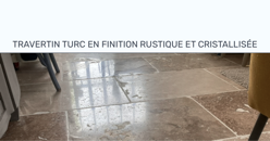 Poncer et traiter pierre naturelle