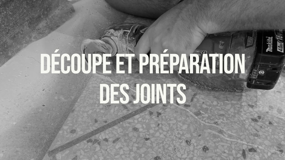 poncer travertin cristallisation