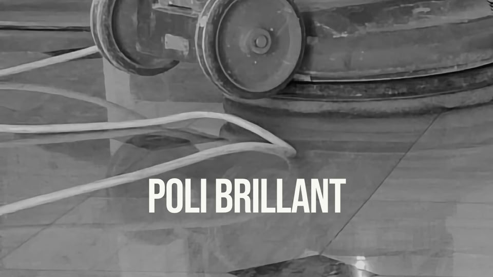 poncer travertin cristallisation