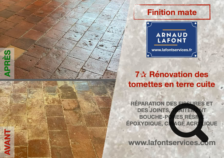 Decapez vos tomettes en terre cuite