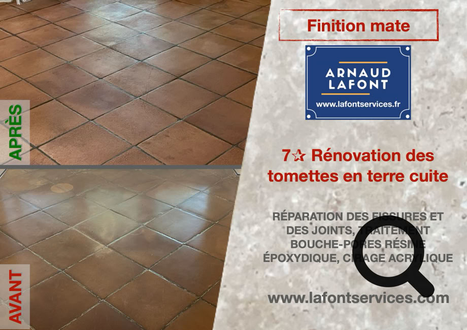 Decapez vos tomettes en terre cuite