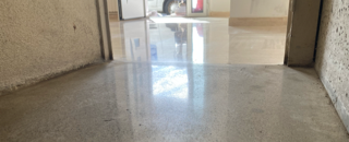 poncer travertin cristallisation