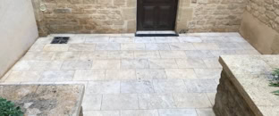 poncer terrasse en pierre & hydrofuge
