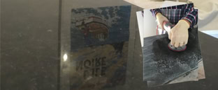 poncer et cristalliser le granit