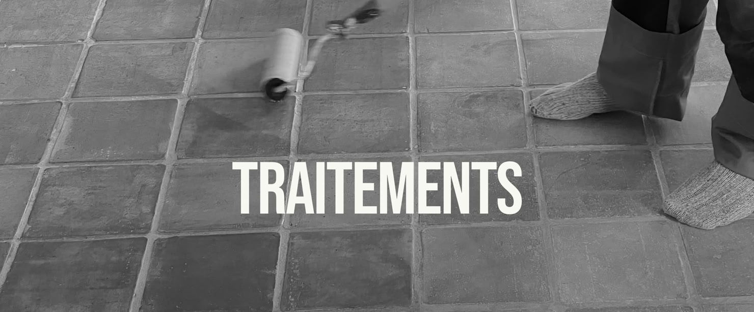 Tomettes en terre cuite - Décapage et traitements