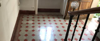 carreaux ciment poncage cristallisation