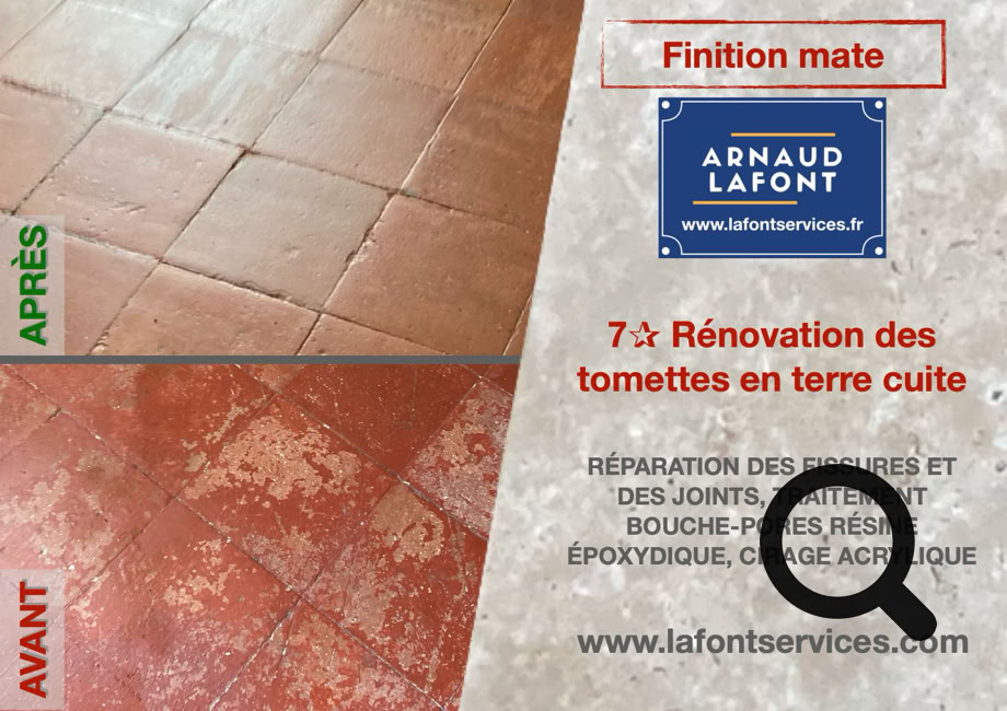 Decapez vos tomettes en terre cuite