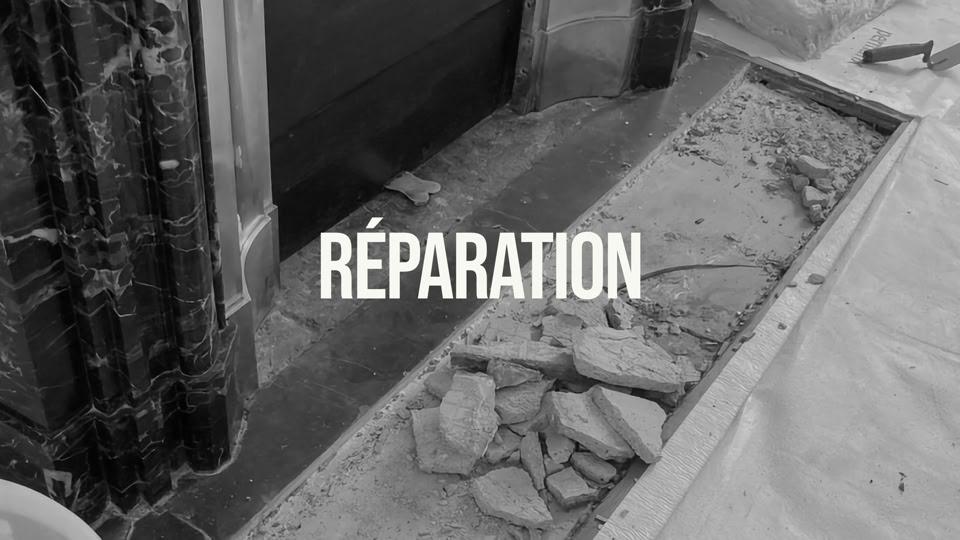 Rénovation de cheminée en marbre
